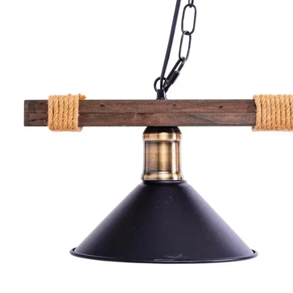Lustra Traditionala, 2*E27, Maro, Metal si Sfoara - imagine 6
