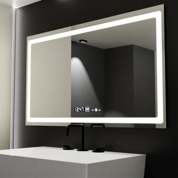 Oglinda LED Touch Radiante Functie Dezaburire 120x70 cm Colectia Marcello Funghi - imagine 5