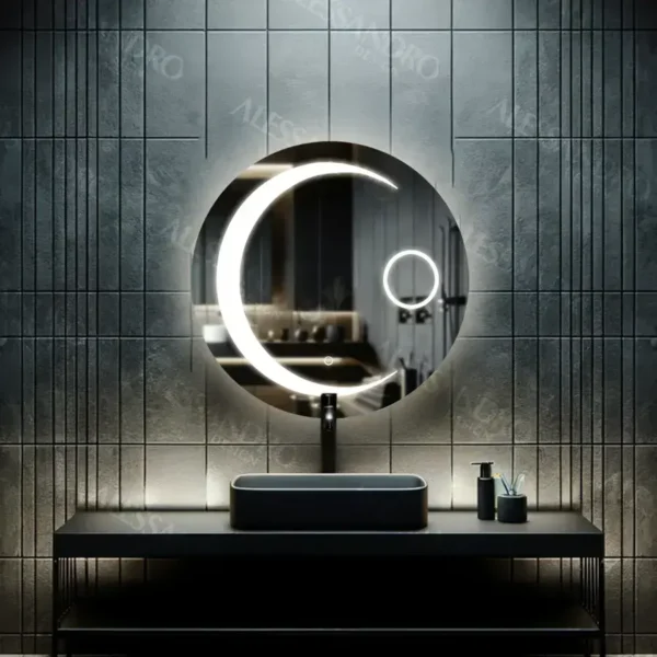 Oglinda LED Touch Iluma, 60x60 cm Functie Dezaburire Colectia Korman - imagine 4