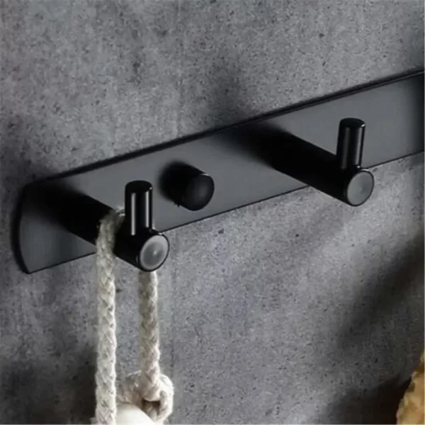 Suport Prosop si Accesorii Baie Negru GJ608 - imagine 5