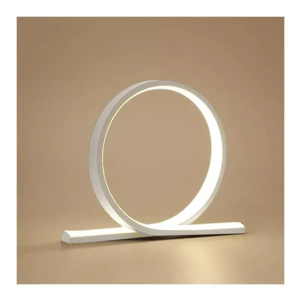 Veioza LED Betria, 40W, Lumina Rece/Calda/Neutra, Metal si Acril, Alb - imagine 2