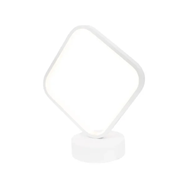 Veioza LED Merga, 26W, 3000K/4000K/6000K, Metal si Acril, Alb - imagine 3