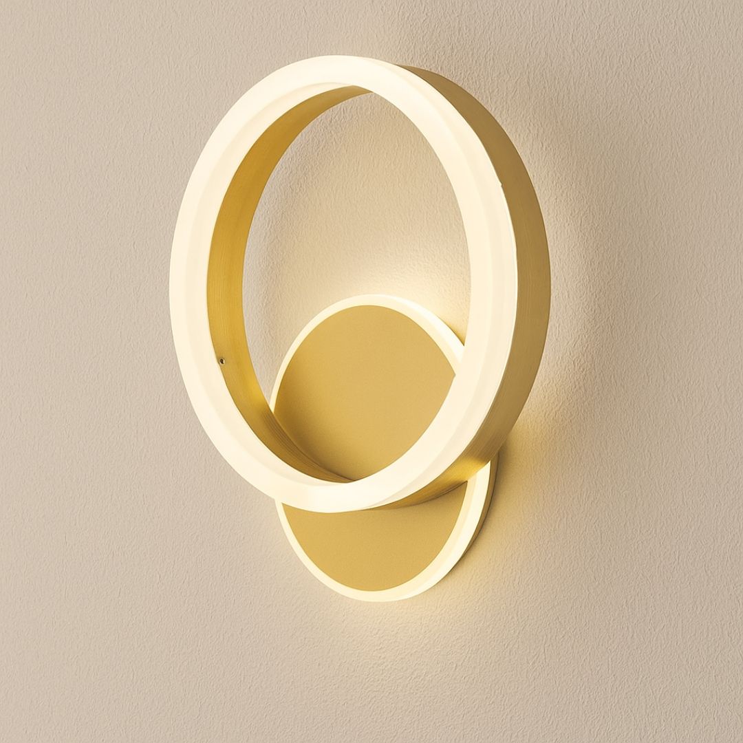 Aplica LED Dario, 31W, Lumina Rece/Calda/Neutra, Auriu - imagine 4