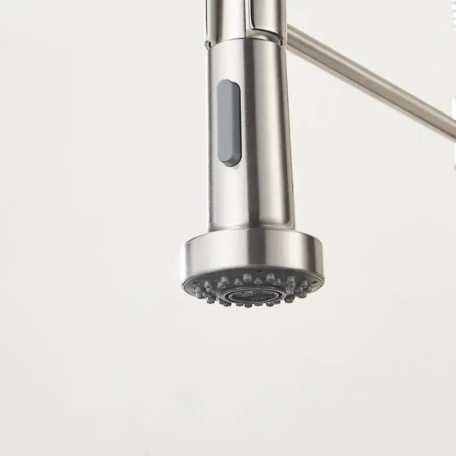 Baterie Bucatarie cu Dus Extractibil, Inox si Alama Crom, YD/101 - imagine 3