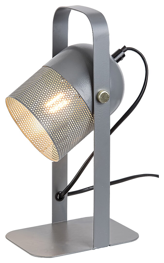 Veioza metal - cap flexibil Gri - Ronnie - imagine 5