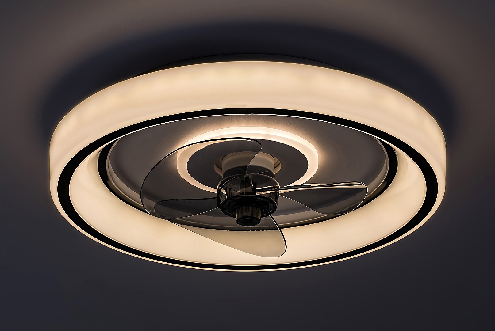 Plafoniera LED 67W(5850 lm) cu ventilator inclus - Horacio - imagine 12