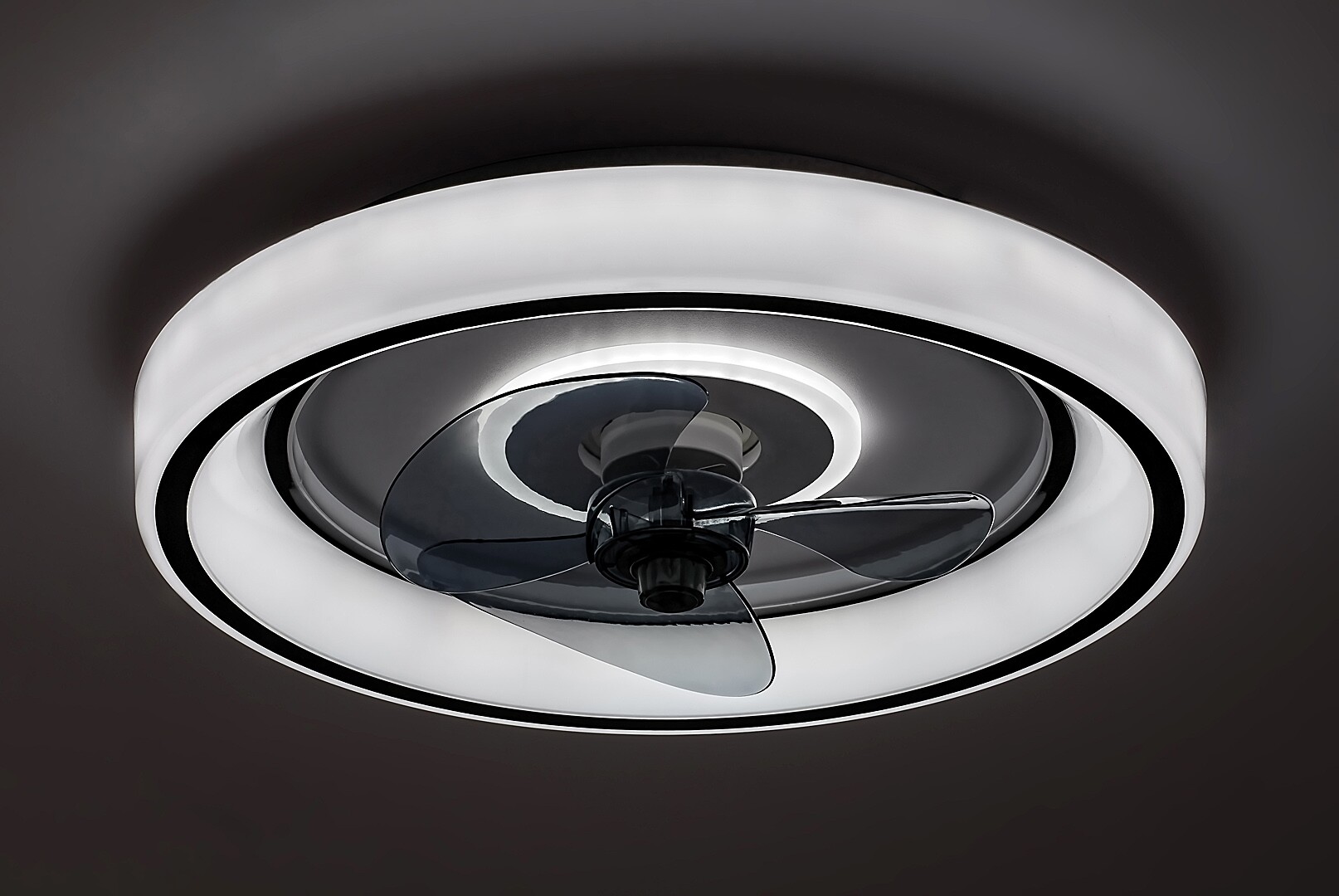 Plafoniera LED 67W(5850 lm) cu ventilator inclus - Horacio - imagine 13