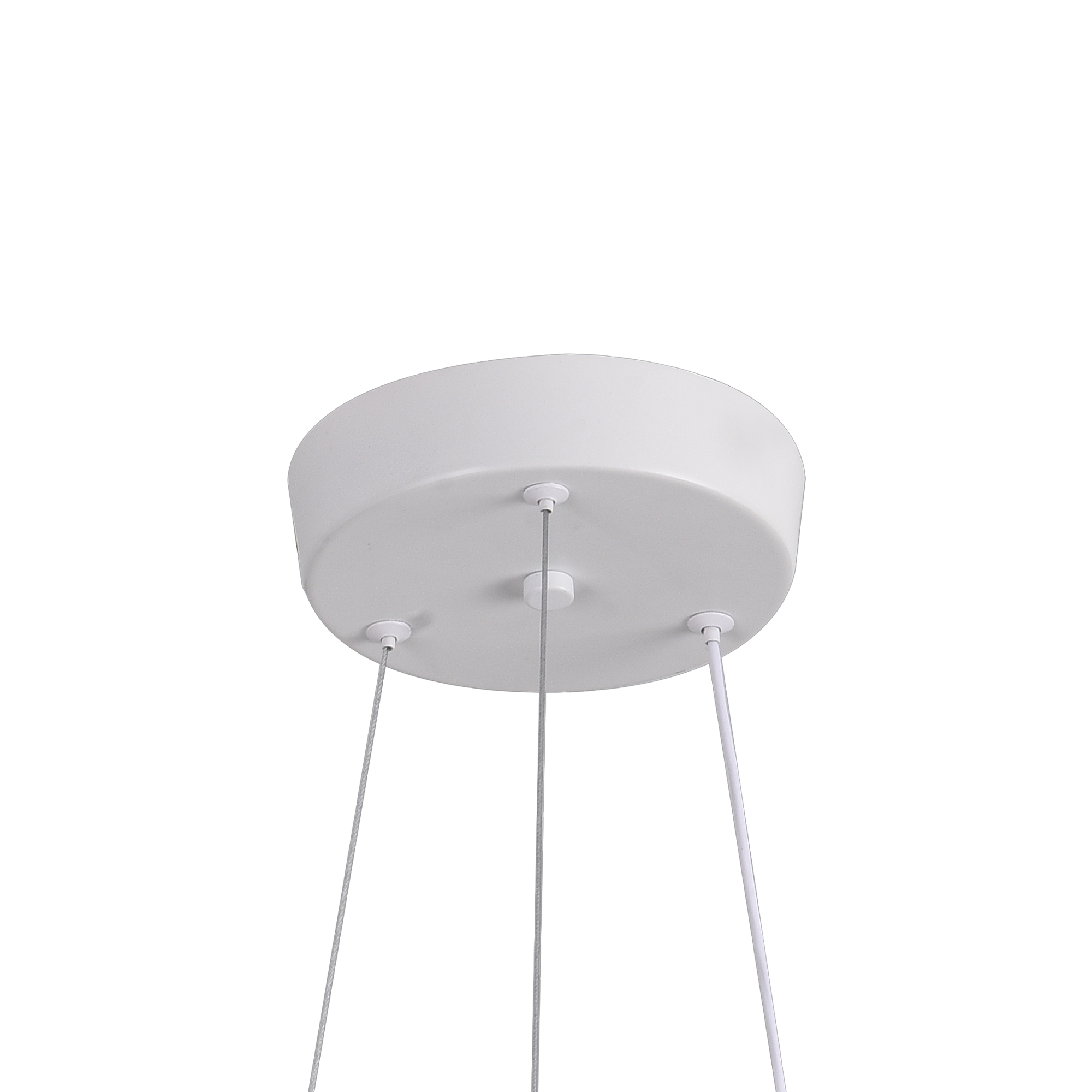 Lustra LED cu Telecomanda LT187WH, Cristal si Metal, 52W, Dimabila, Inaltime Reglabila, lumina Rece/Calda/Neutra, Iluminat Luxos - imagine 4